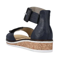 Rieker Kile-Sandaler Til Kvinder Marinebla