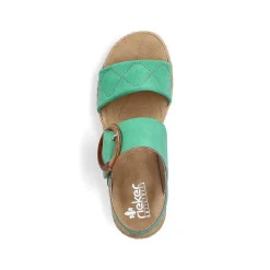 Rieker Kilesandaler Til Kvinder Bladgron