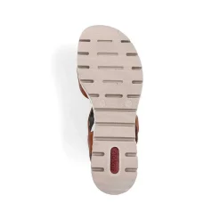 Rieker Kilesandaler Til Kvinder Kastanjebrune