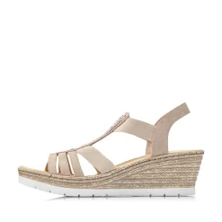 Rieker Kilesandaler Til Kvinder Gammel Pink