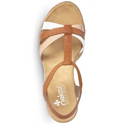 Rieker Kilesandaler Til Kvinder Kaffebrune