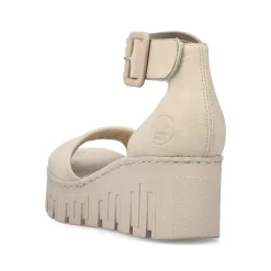 Rieker Kilesandaler Til Kvinder, Sandbeige