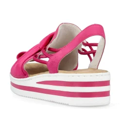 Rieker Kile-Sandaler Til Kvinder, Blodpink