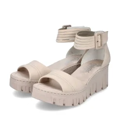 Rieker Kilesandaler Til Kvinder, Sandbeige