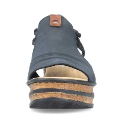 Rieker Kilesandaler Til Kvinder Stalbla