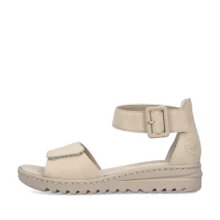 Rieker Kilesandaler Til Kvinder Lys Beige