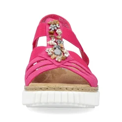 Rieker Kilesandaler Til Kvinder Pink