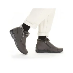 Rieker Korte DameStøvler Antracit