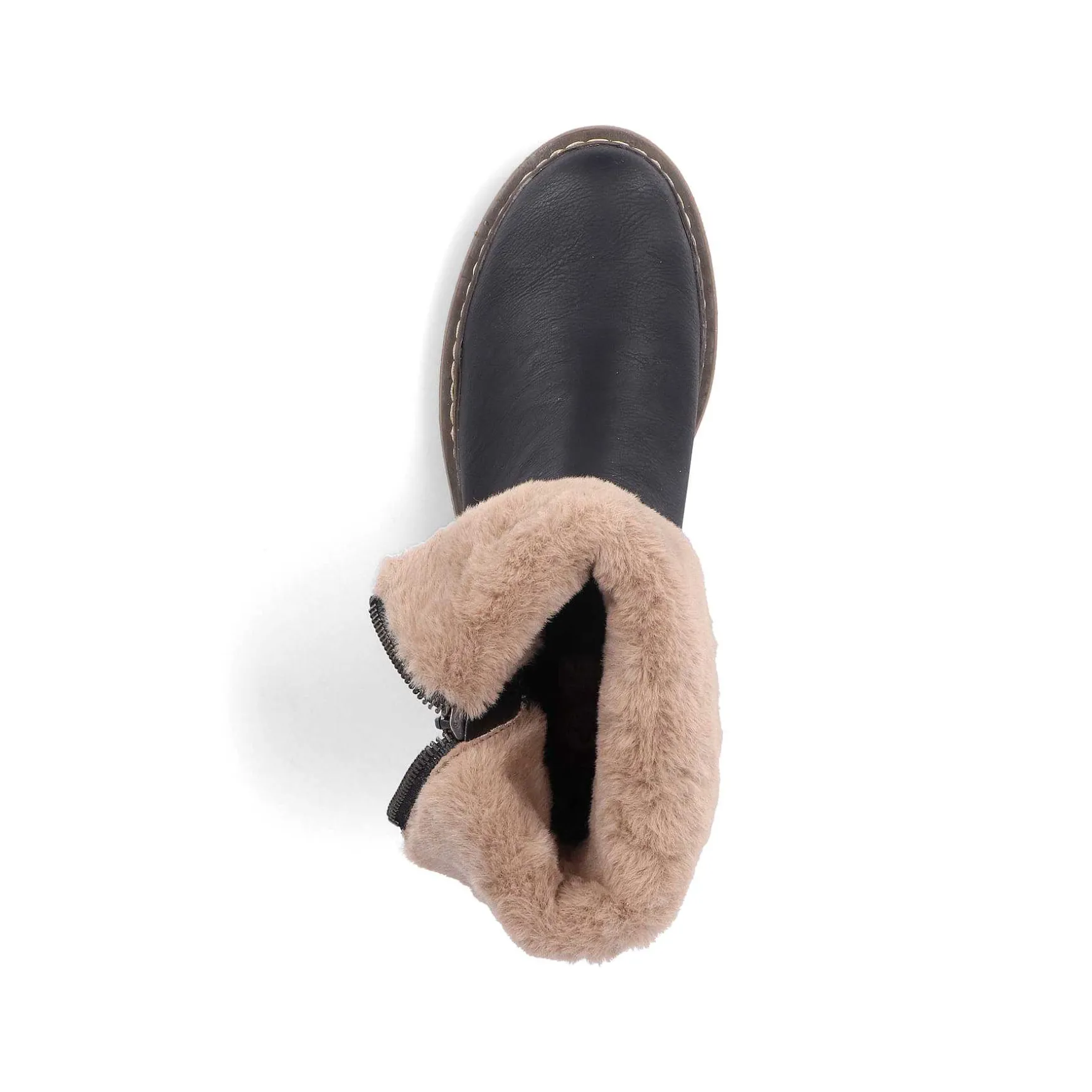 Rieker Korte DameStøvler Asfalt Sorte