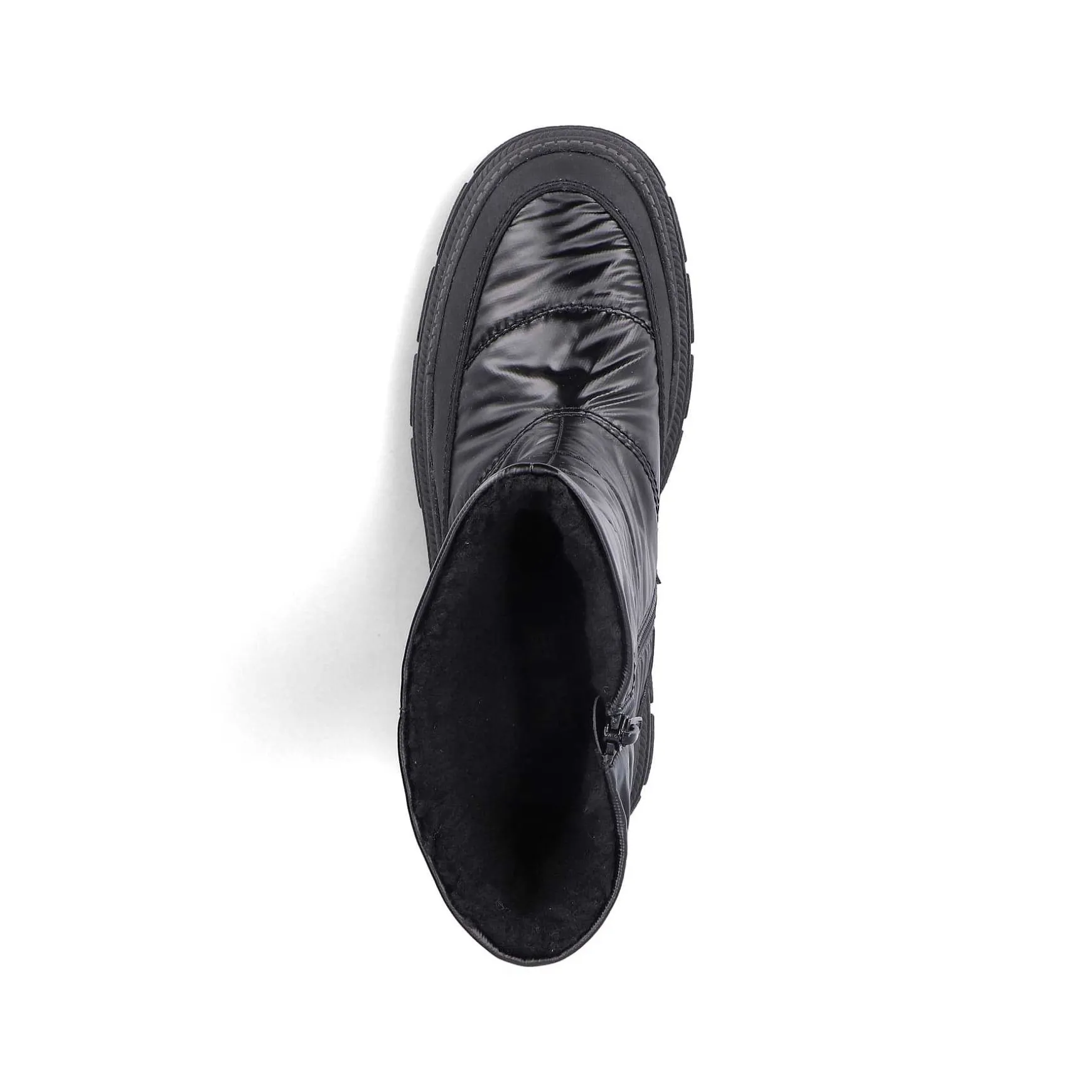 Rieker Korte DameStøvler Blank Sort