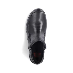 Rieker Korte DameStøvler Blank Sort