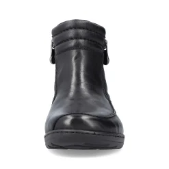 Rieker Korte DameStøvler Blank Sort