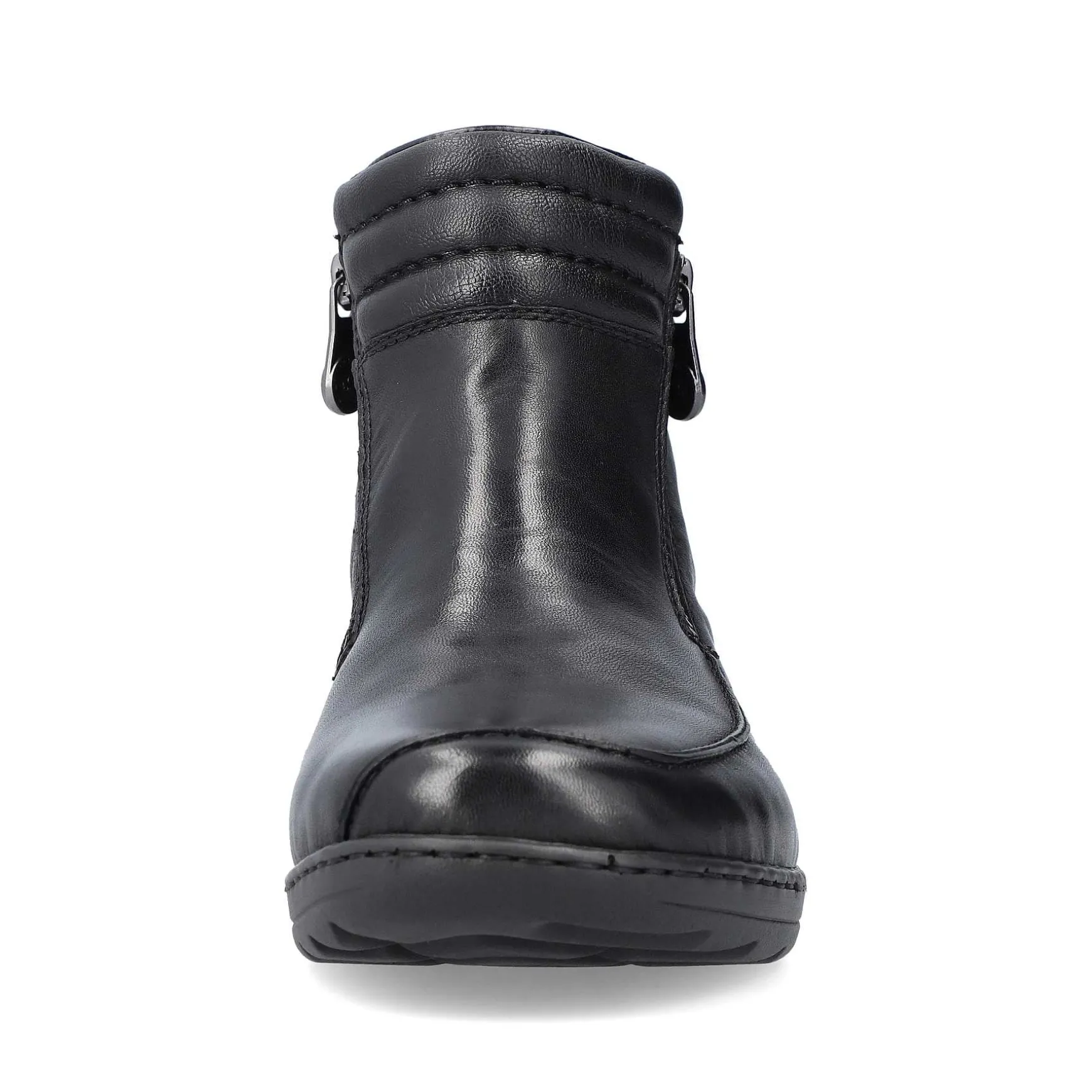 Rieker Korte DameStøvler Blank Sort