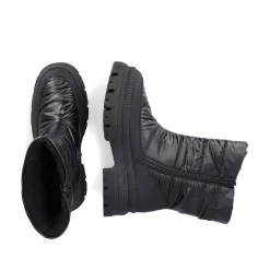 Rieker Korte DameStøvler Blank Sort