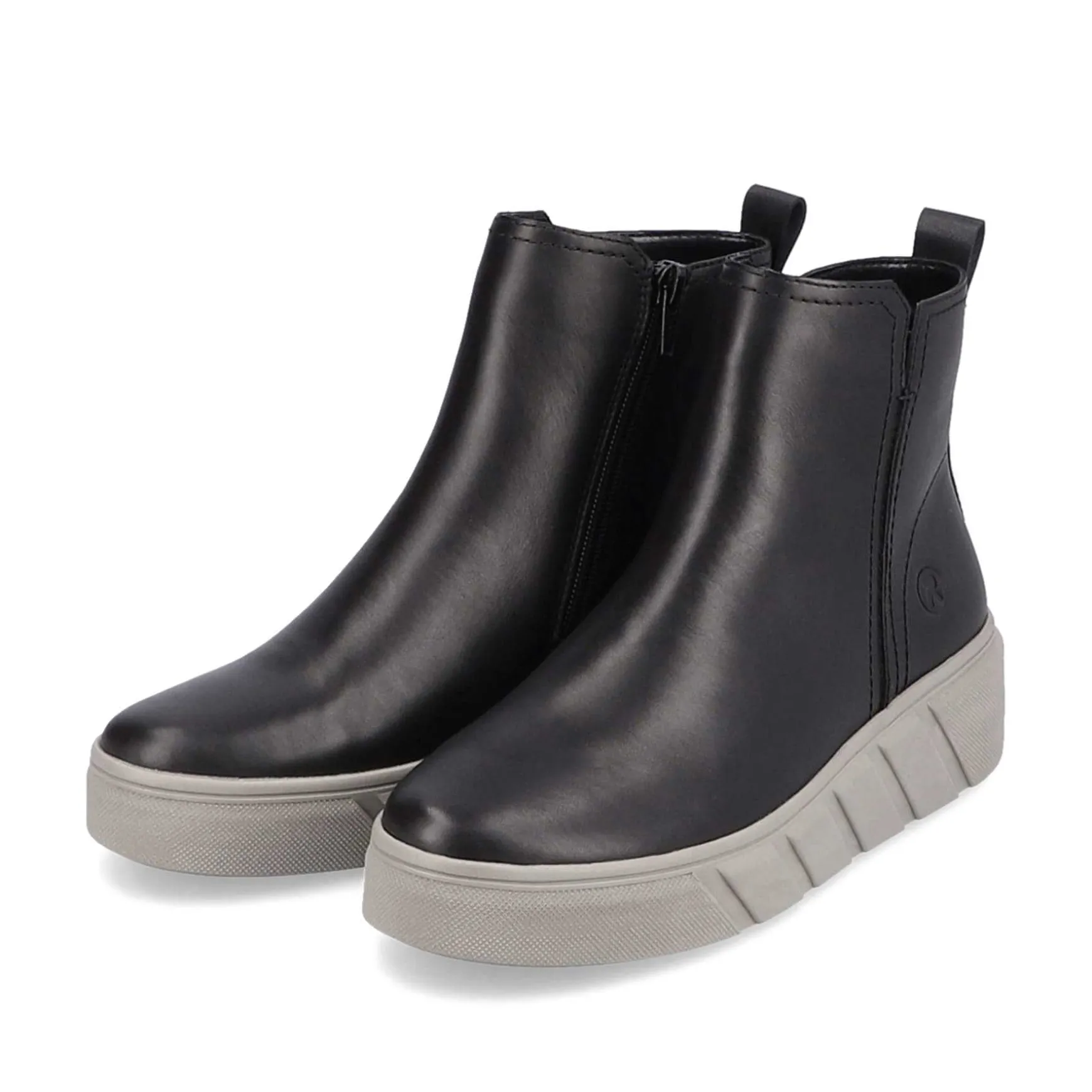 Rieker Korte DameStøvler Deep Black