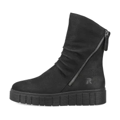 Rieker Korte DameStøvler Deep Black