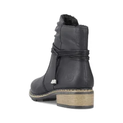 Rieker Korte DameStøvler Kulsorte