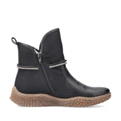 Rieker Korte DameStøvler Kulsorte