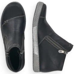 Rieker Korte DameStøvler Kulsorte