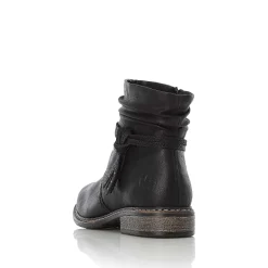 Rieker Korte DameStøvler Kulsorte