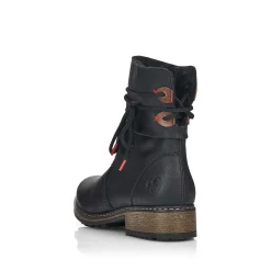 Rieker Korte DameStøvler Kulsorte