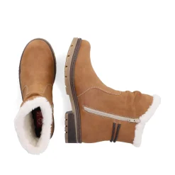 Rieker Korte DameStøvler Kamelbrune