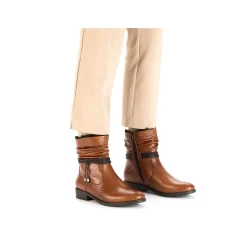 Rieker Korte DameStøvler Kastanjebrune