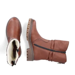 Rieker Korte DameStøvler Kobberbrune