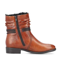 Rieker Korte DameStøvler Kastanjebrune