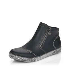 Rieker Korte DameStøvler Kulsorte