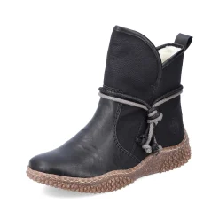 Rieker Korte DameStøvler Kulsorte