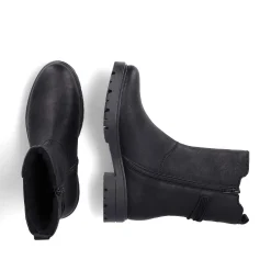 Rieker Korte DameStøvler Kulsorte