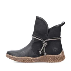 Rieker Korte DameStøvler Kulsorte