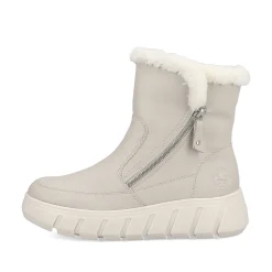 Rieker Korte DameStøvler Lys Beige