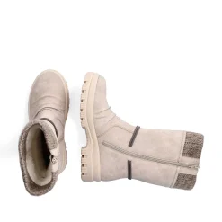Rieker Korte DameStøvler Lys Beige