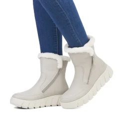 Rieker Korte DameStøvler Lys Beige