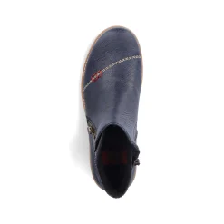 Rieker Korte DameStøvler Marinebla