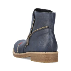 Rieker Korte DameStøvler Marinebla