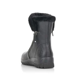 Rieker Korte DameStøvler Nat Sorte