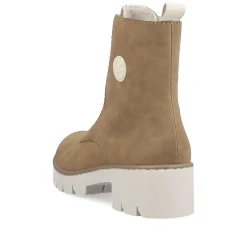 Rieker Korte DameStøvler Nougat Brun