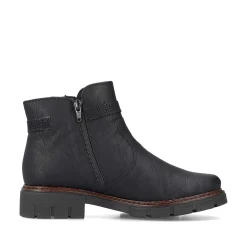 Rieker Korte DameStøvler Nat Sorte