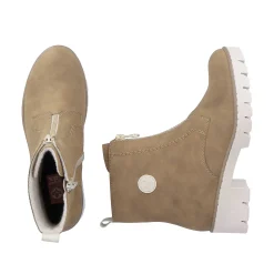 Rieker Korte DameStøvler Nougat Brun