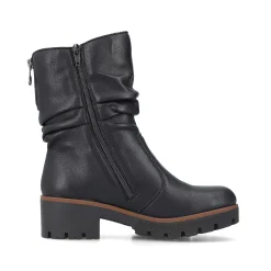 Rieker Korte DameStøvler Nat Sorte