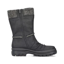 Rieker Korte DameStøvler Nat Sorte