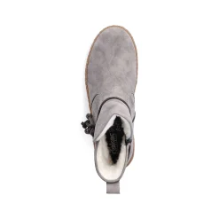 Rieker Korte DameStøvler Solvgra