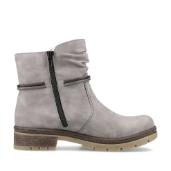 Rieker Korte DameStøvler Solvgra