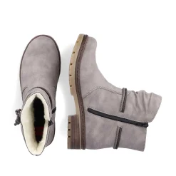 Rieker Korte DameStøvler Solvgra