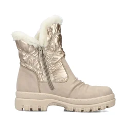 Rieker Korte Støvler Til Kvinder Champagne