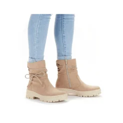 Rieker Korte Støvler Til Kvinder Cremebeige