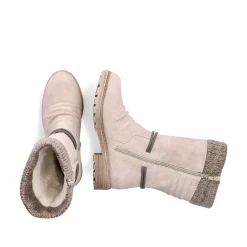 Rieker Korte Støvler Til Kvinder Sandbeige